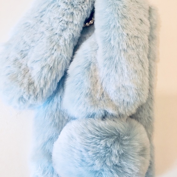 iPhone 8, 7 phone case furry bunny ears phone case - Picture 3 of 3
